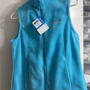 Columbia Turquoise Fleece Vest